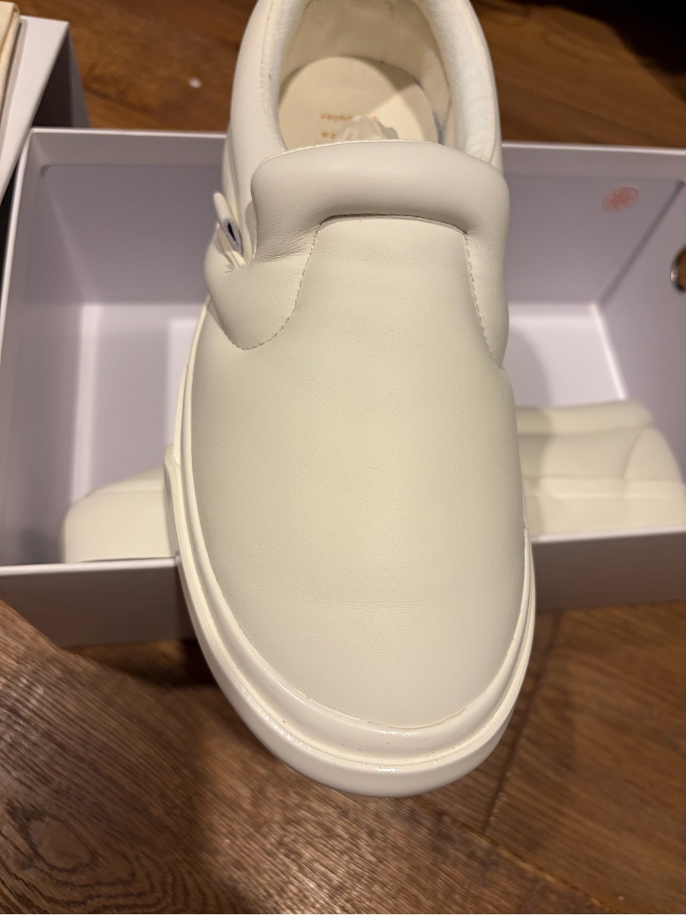 Proenza Schouler x Vans Ecru Slip-On Sneakers - Picture 7 of 8